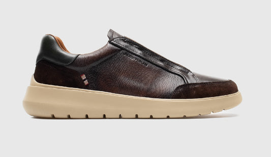 Hover Slip On Sneaker Brown - Urban Shoetique