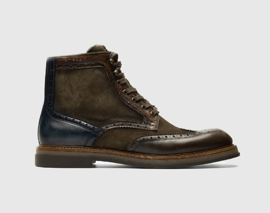 BTR Brogue Boots Brown - Urban Shoetique