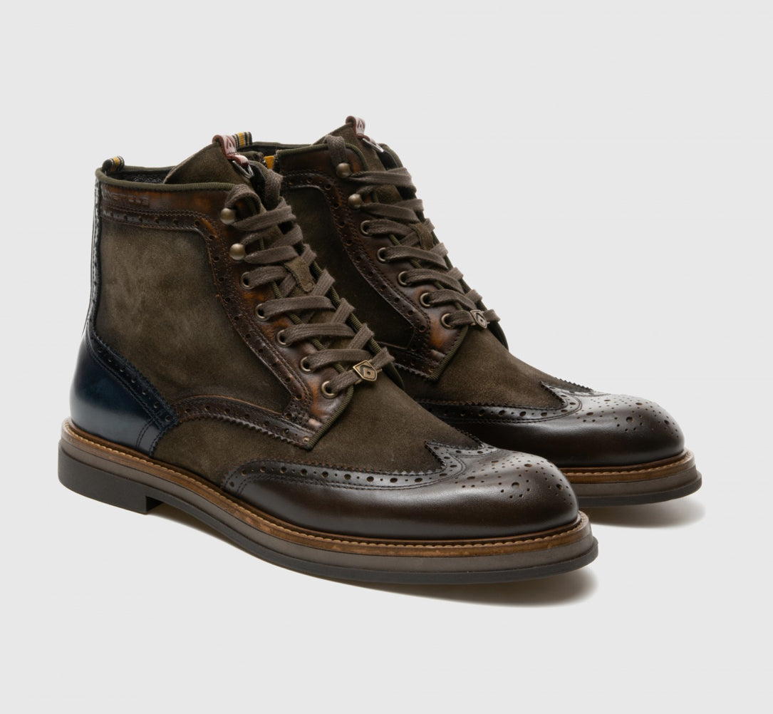 BTR Brogue Boots Brown - Urban Shoetique