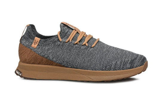 Tsavo M 2.0 Wool Steel Grey - Tobacco - Urban Shoetique