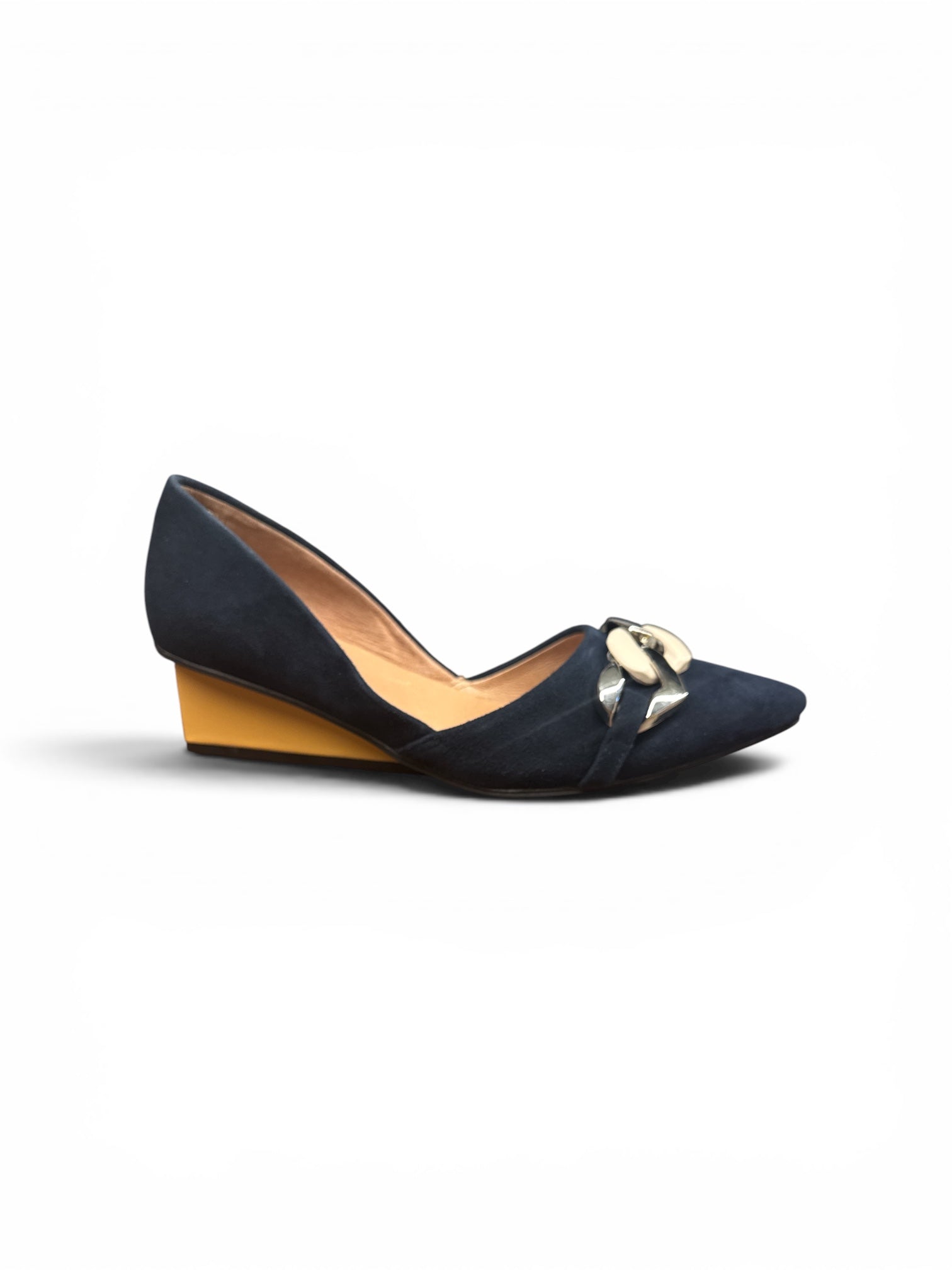222033 Heart Link Wedge - Urban Shoetique