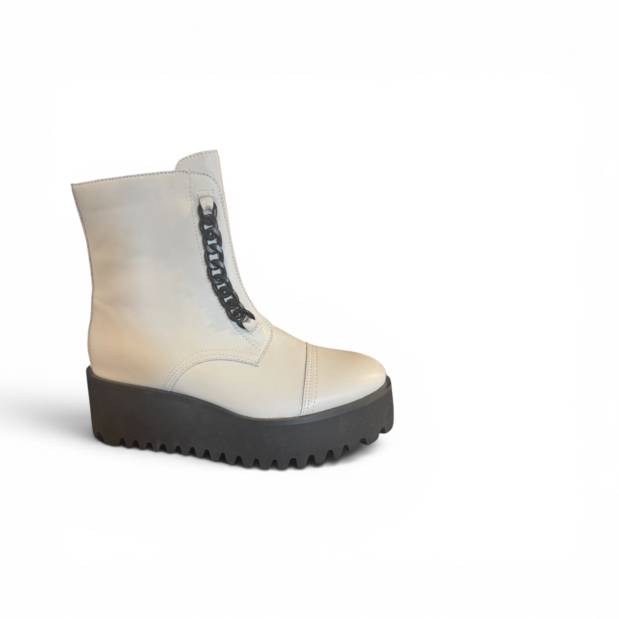 Twin Chain Flatform Ivory