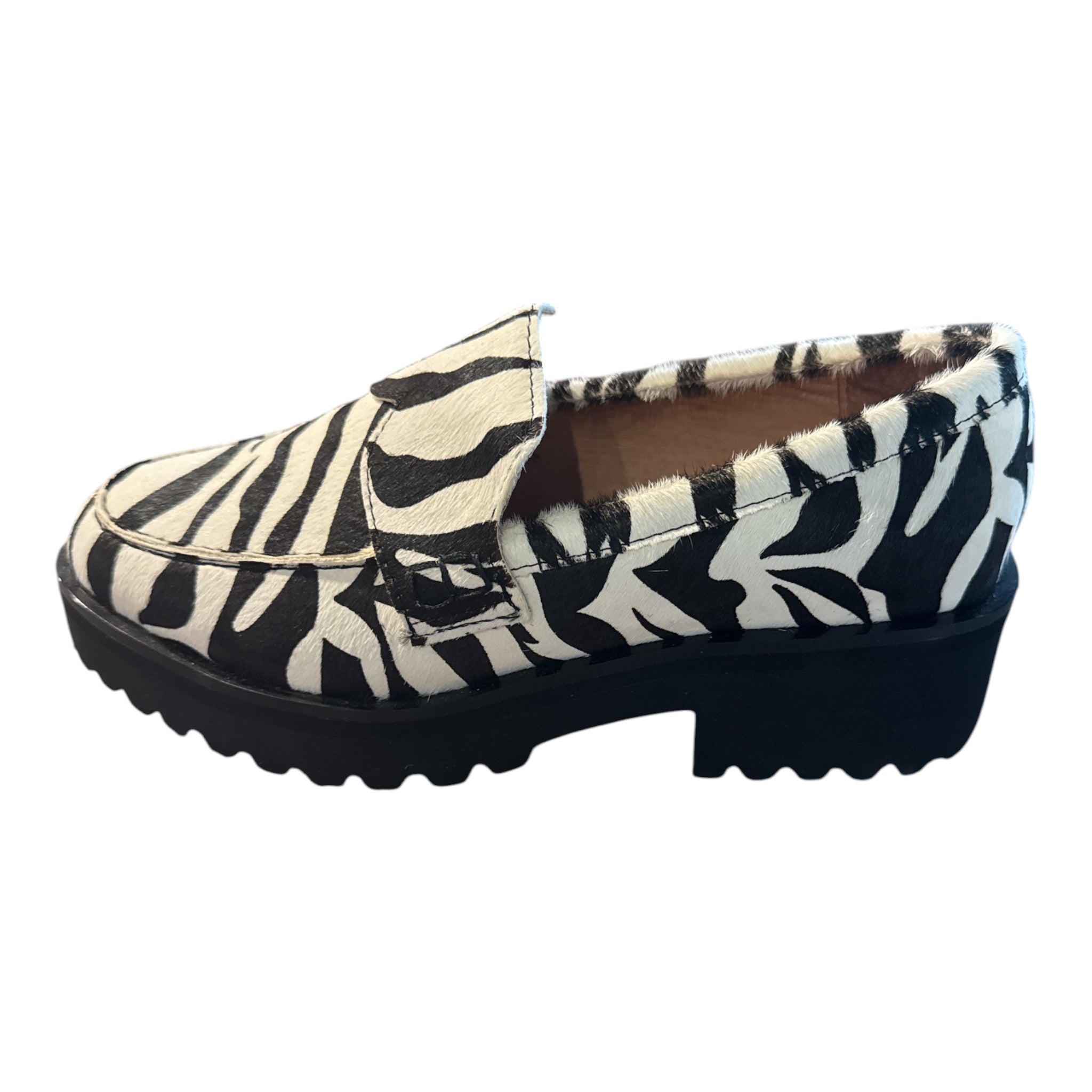 Lugg Lady Loafer Zebra