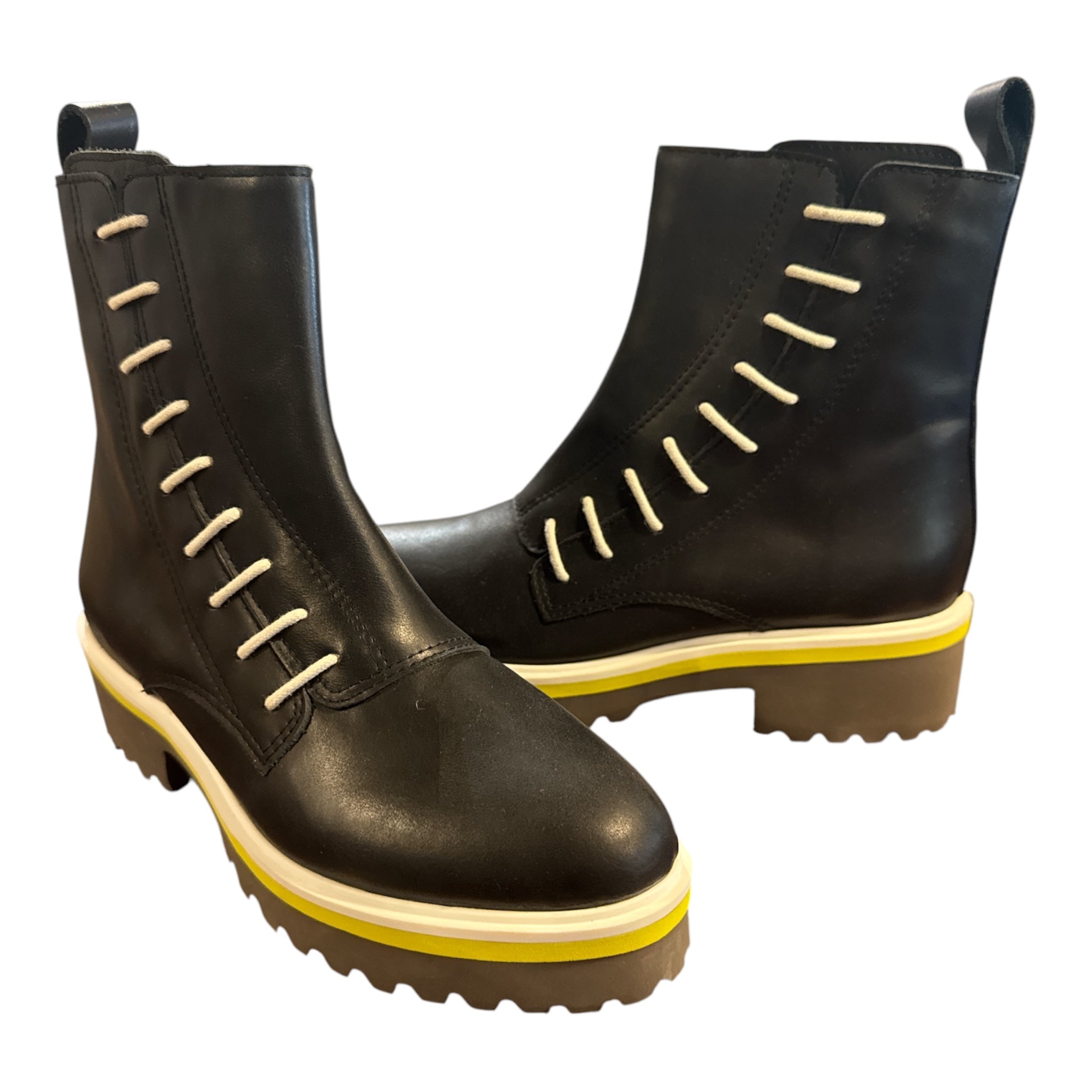 Side Cord Bootie Black