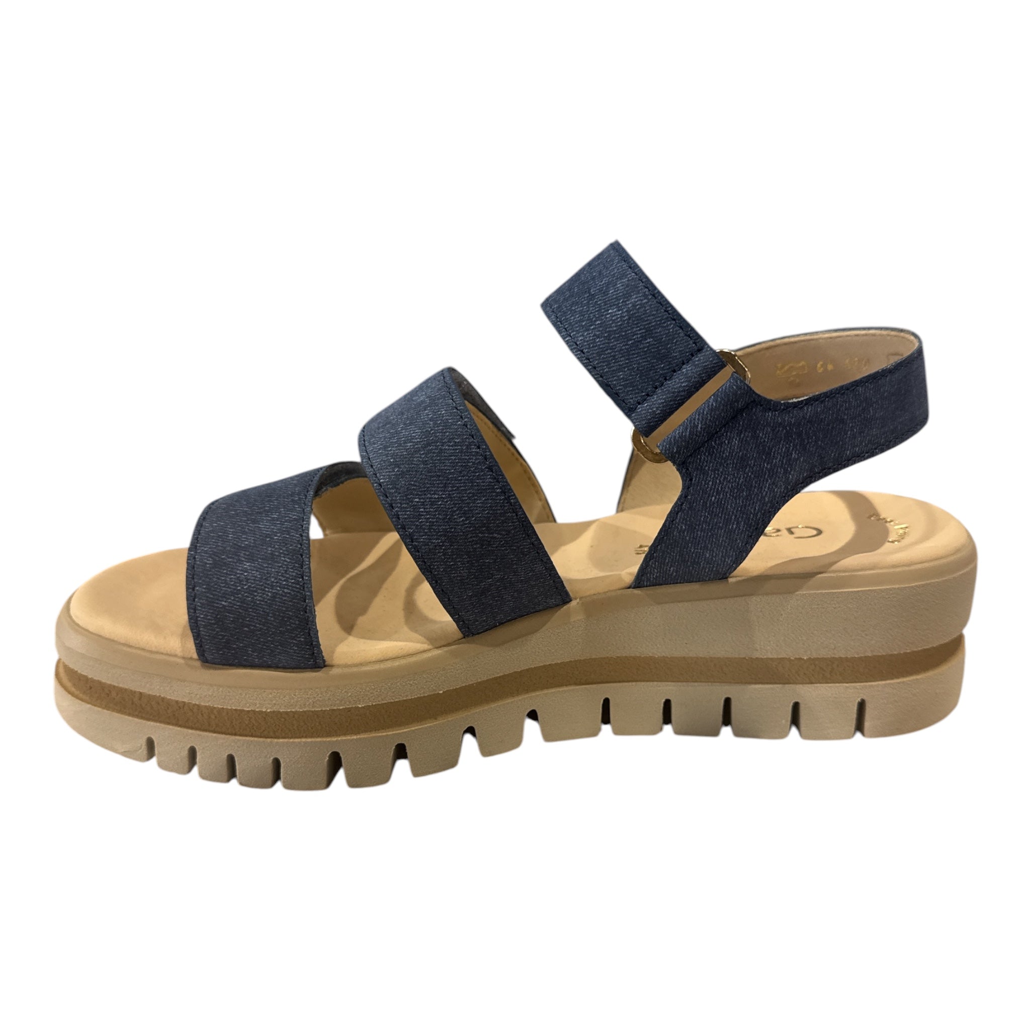 64.620.36 3 Strap Sandal Denim UK 4.5/US
