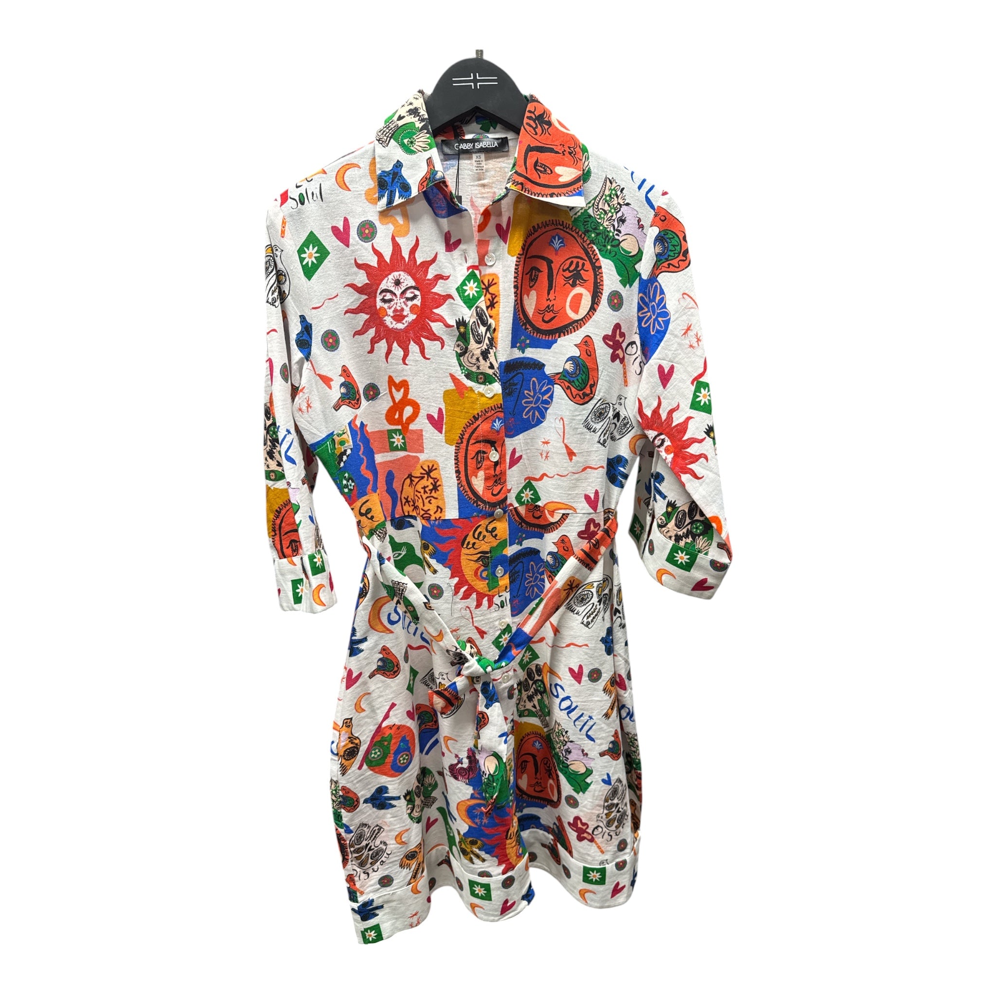 326575 Sun and Moon Shirt Dress