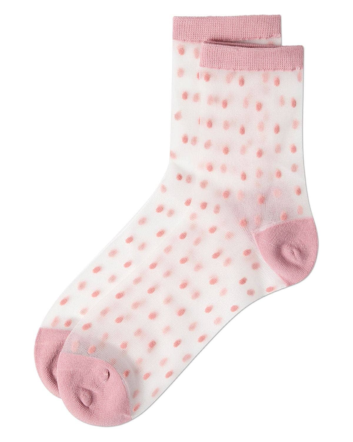 Sheer All Over Polka Dot Anklet